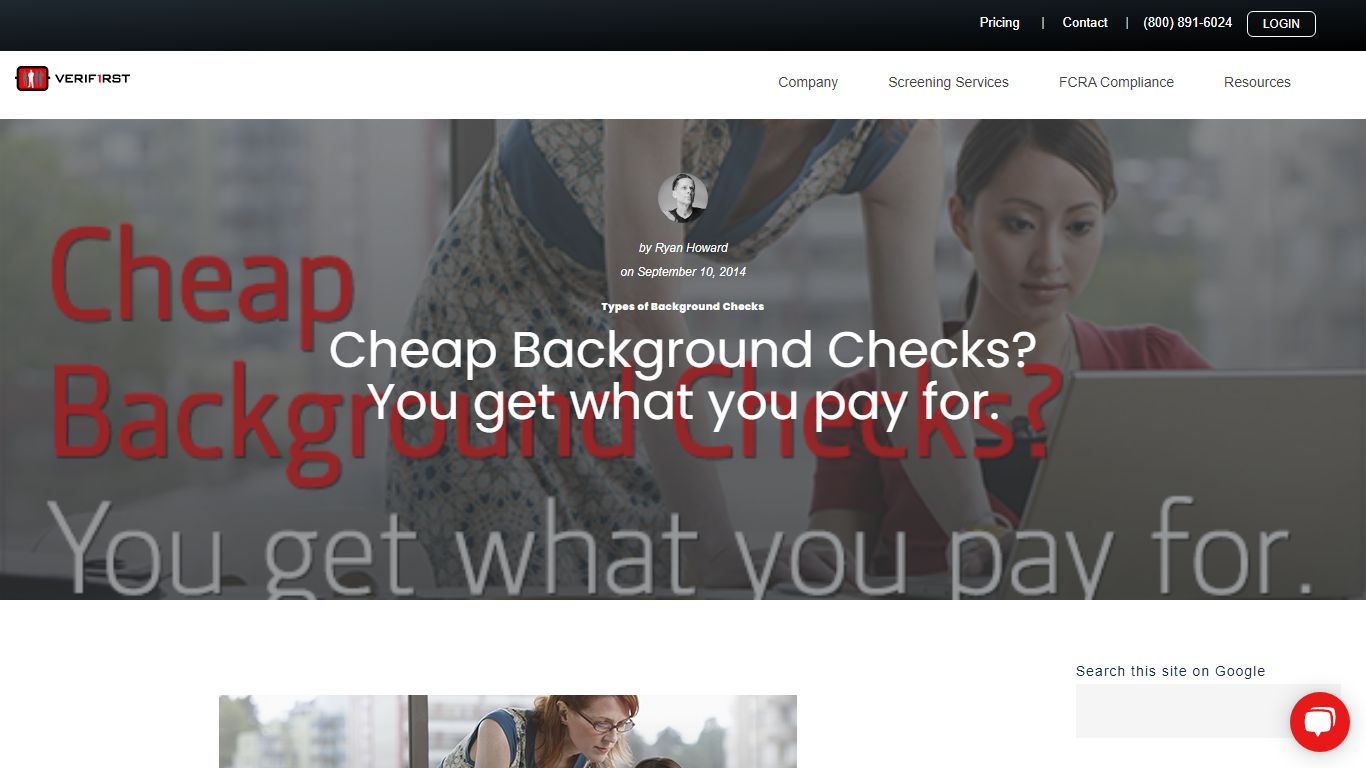 Cheap Background Checks? You get what you pay for. - VeriFirst